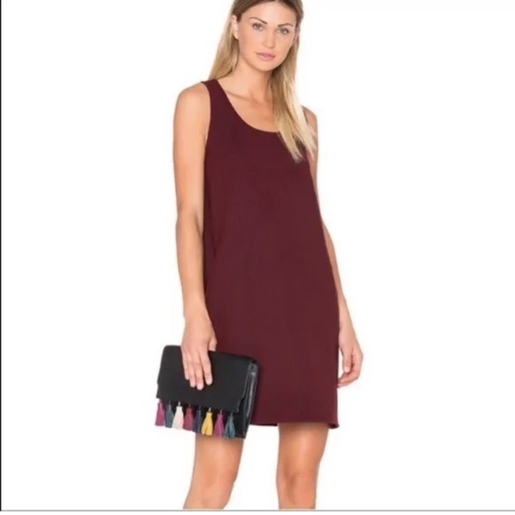 Theory Dresses & Skirts - NWOT THEORY Kestel Saxton Sumac Virgin Wool Shift Dress Maroon Size Petite